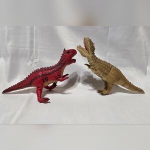 Reptile Dinosaur Toy Set - Red and Tan Sri Lanka Disney